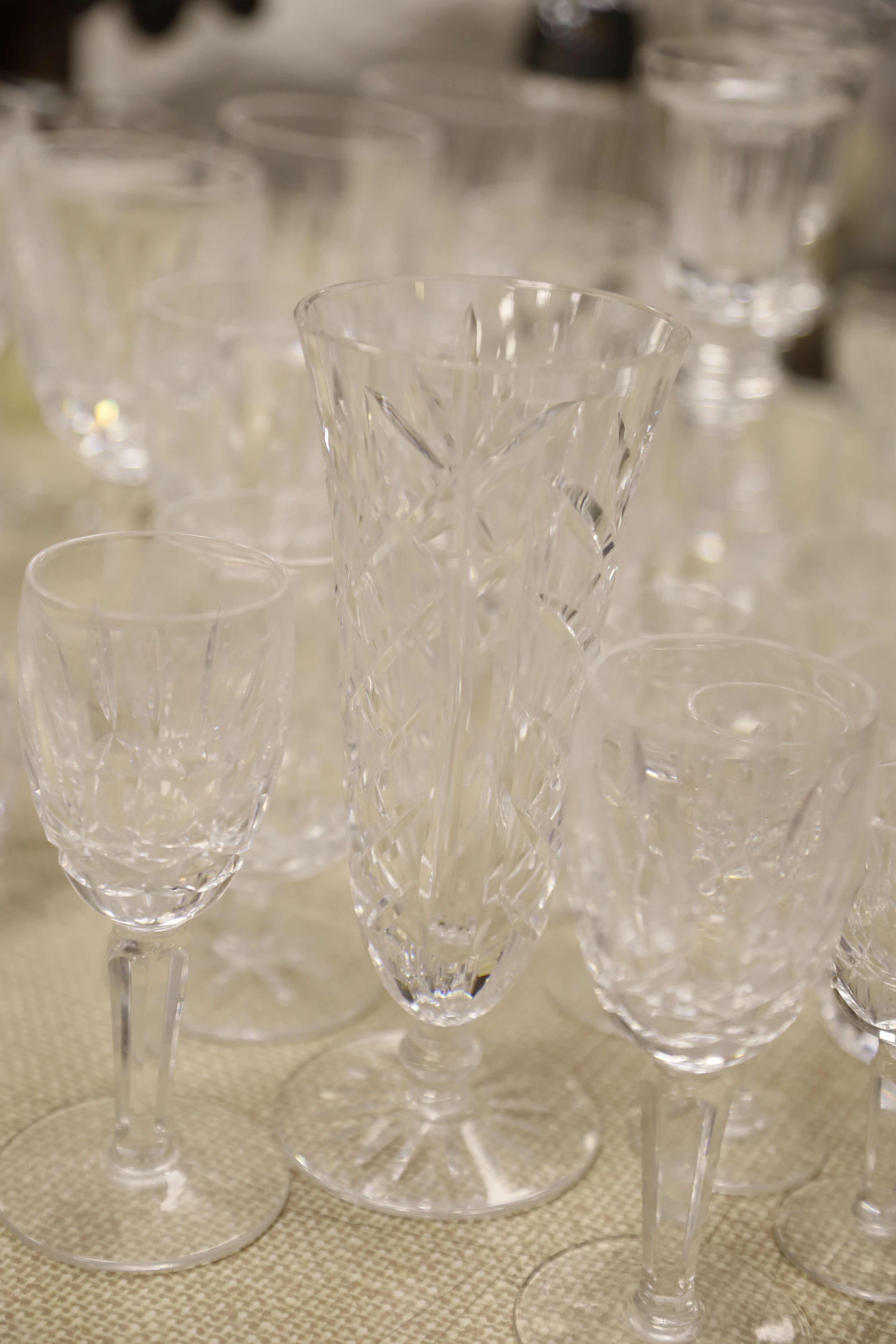A quantity of Waterford glassware